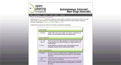 Desktop Screenshot of openpeering.nl